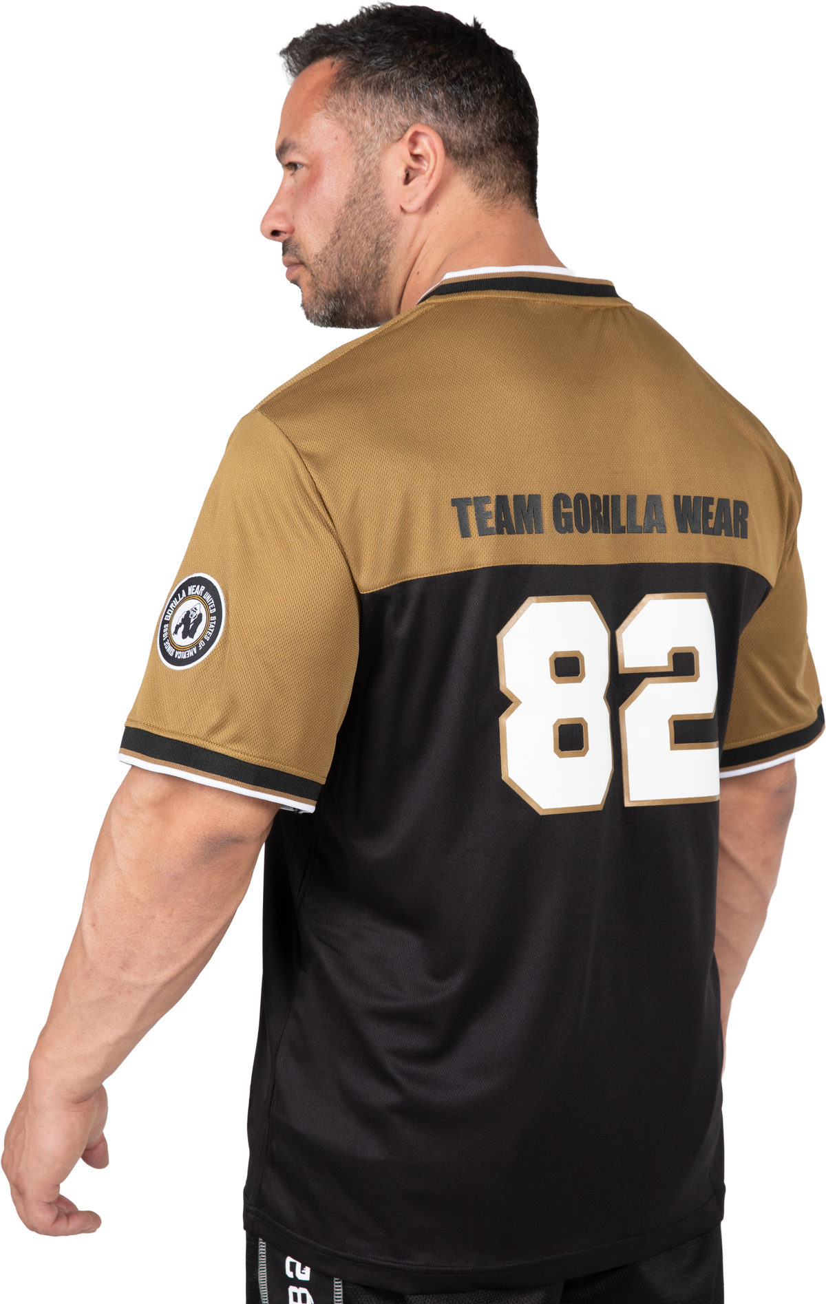 Gorilla Wear Trenton Football Jersey T-Shirt & Tops Black/Gold