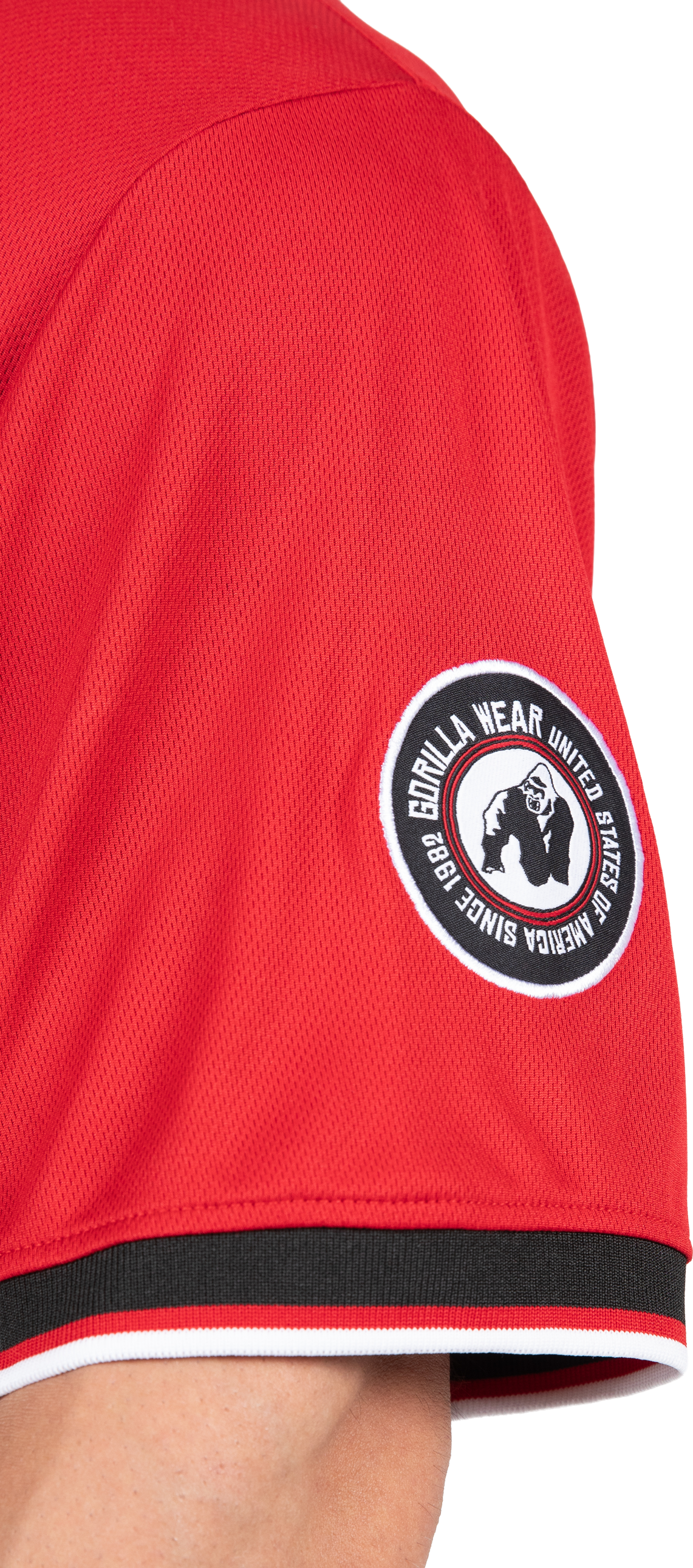 Gorilla Wear Trenton Football Jersey T-Shirt & Tops Black/Red