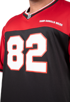 Gorilla Wear Trenton Football Jersey T-Shirt & Tops Black/Red