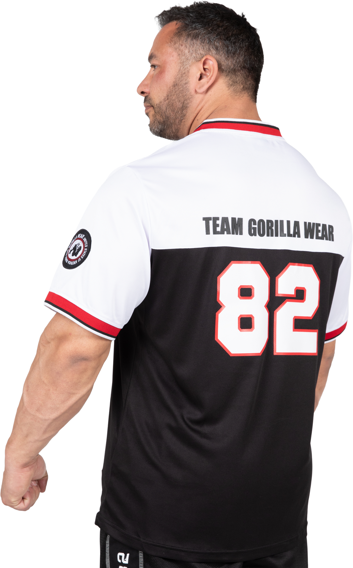 Gorilla Wear Trenton Football Jersey T-Shirt & Tops Black/White