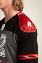 Gorilla Wear Tyler Football Jersey T-Shirt & Tops Black/Red