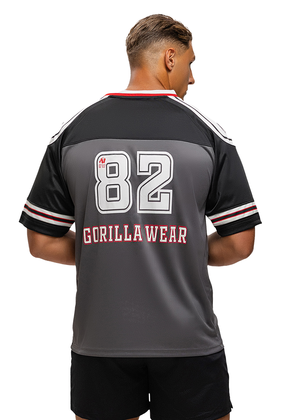Gorilla Wear Tyler Football Jersey T-Shirt & Tops Black/White