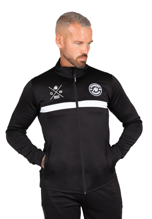 Vernon Track Jacket - Black – Gorilla Wear