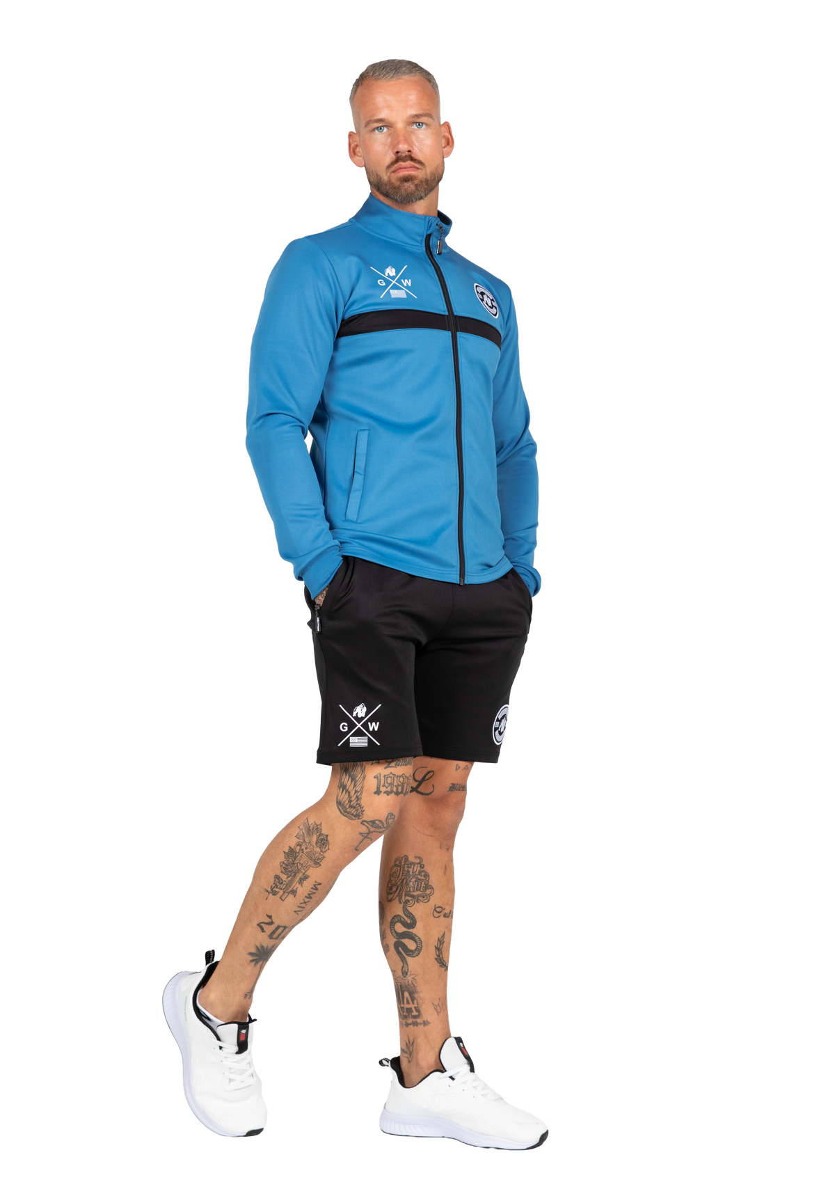 Gorilla Wear Vernon Track Jacket Jacket Blue