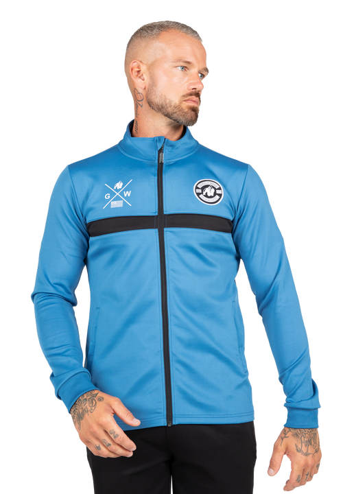Vernon Track Jacket - Teal Green – Gorilla Wear