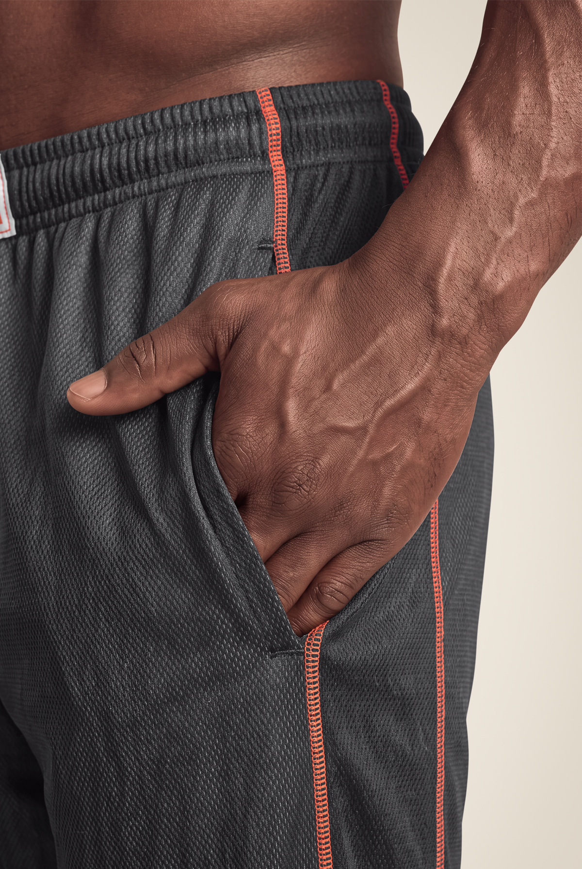 Gorilla Wear Wallace Mesh Pants Pants Gray/Orange