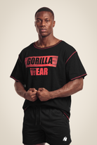 Gorilla Wear Wallace Workout Top T-Shirt & Tops Black/Red