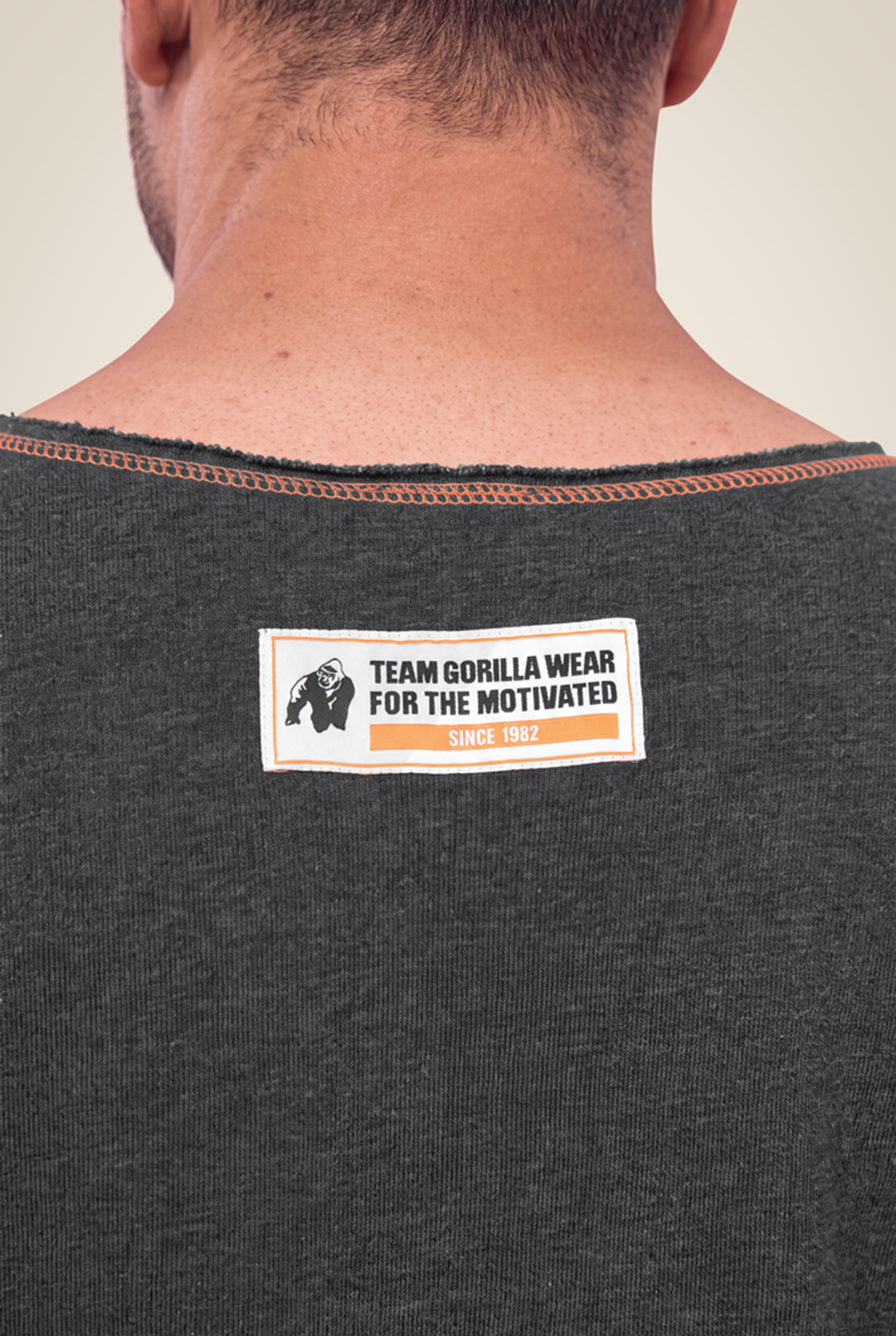 Gorilla Wear Wallace Workout Top T-Shirt & Tops Gray/Orange