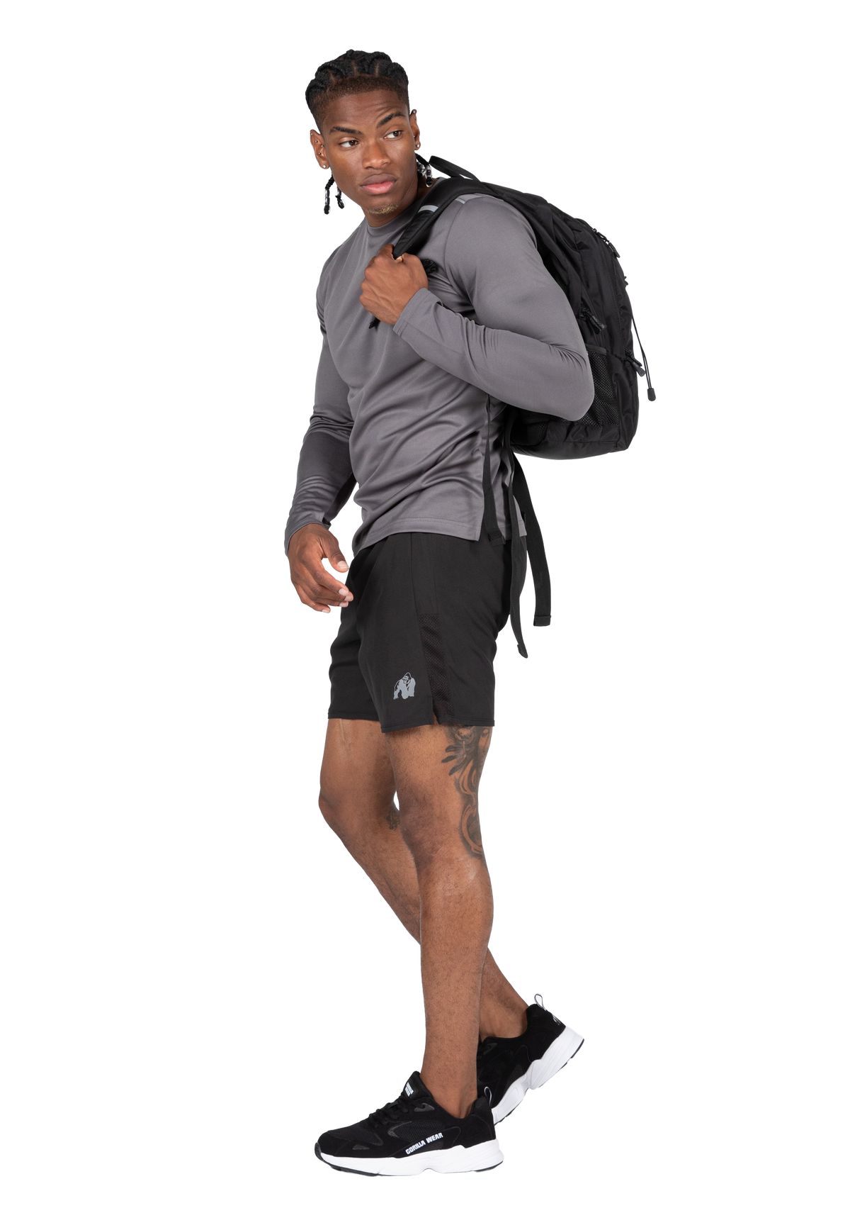 Gorilla Wear Washington Long Sleeve T-Shirt & Tops Gray