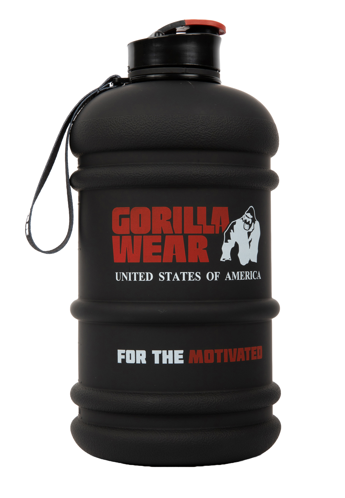 Gorilla Wear Water Jug 2.2L Shakers & Bottles Black