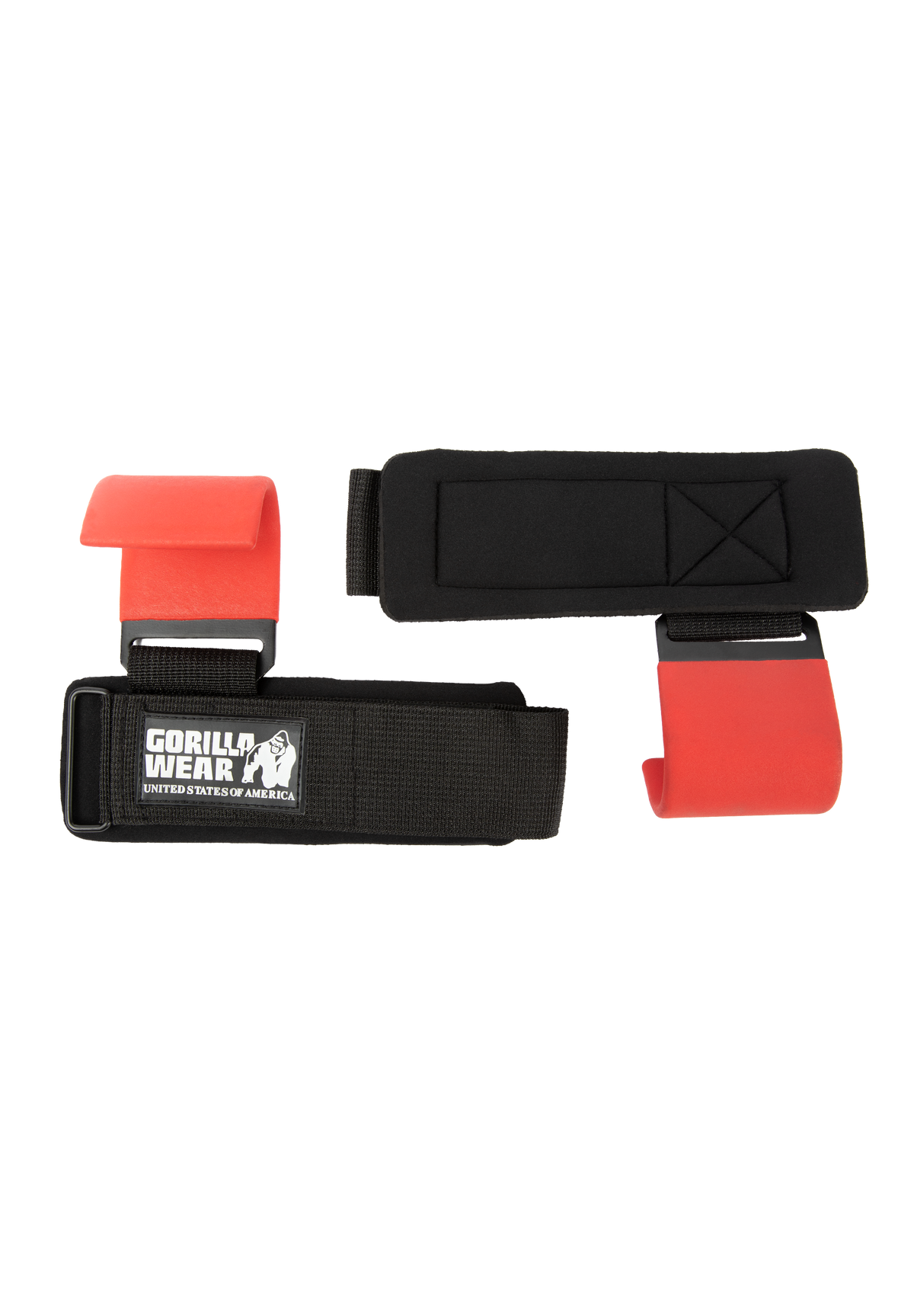Gorilla Wear Weight Lifting Hooks Lifting Straps & Wraps Black