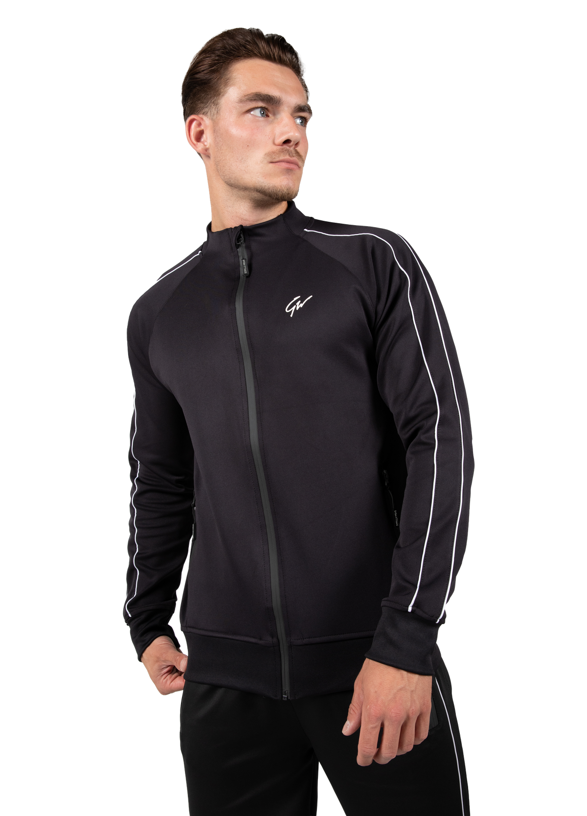 Gorilla Wear Wenden Track Jacket Jacket Black/White