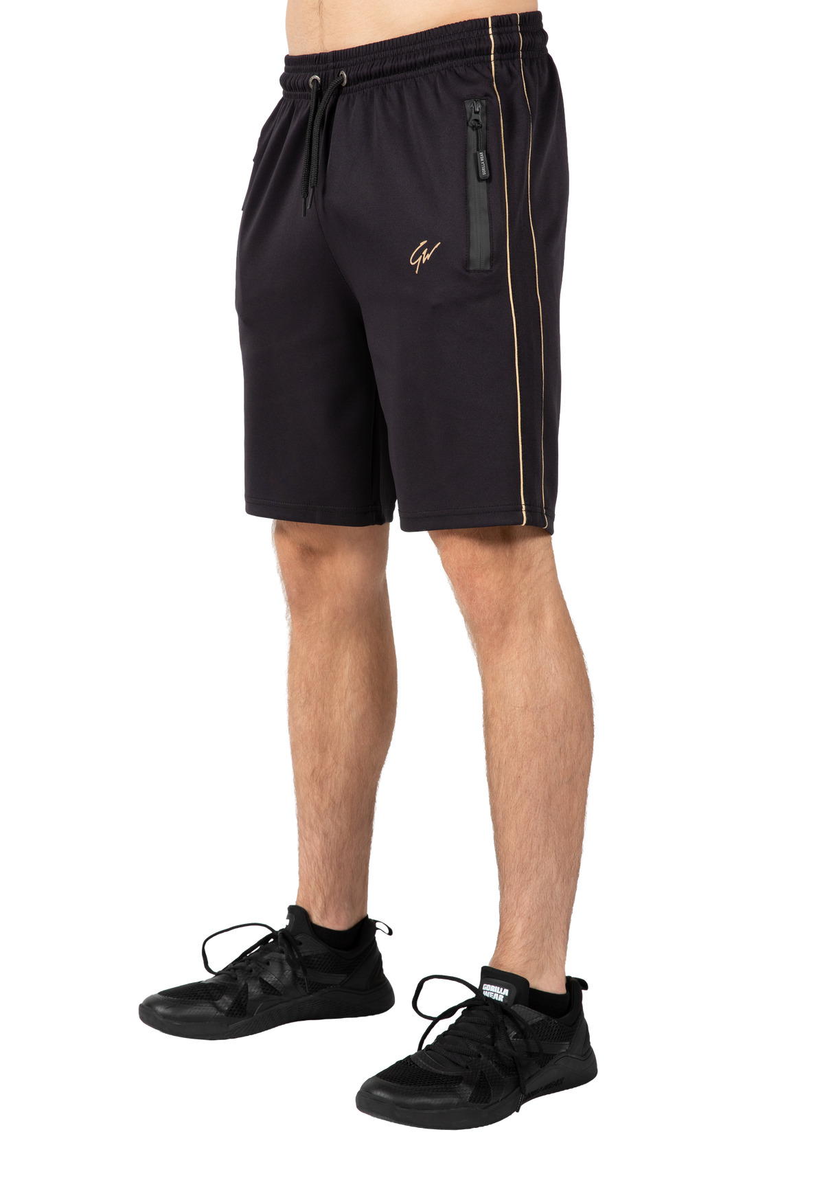 Gorilla Wear Wenden Track Shorts Shorts Black/Gold