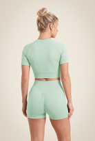 Gorilla Wear Whitney Seamless Crop Top T-Shirt & Tops Green