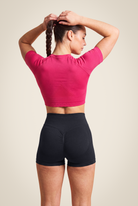 Gorilla Wear Whitney Seamless Crop Top T-Shirt & Tops Pink
