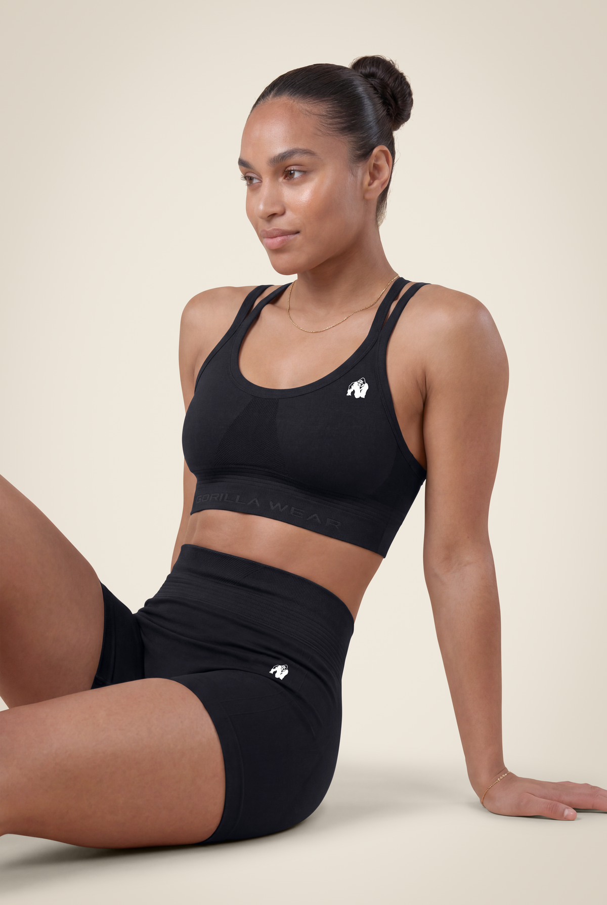 Gorilla Wear Whitney Seamless Shorts Shorts Black
