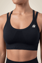 Gorilla Wear Whitney Seamless Sports Bra Sports Bra Black
