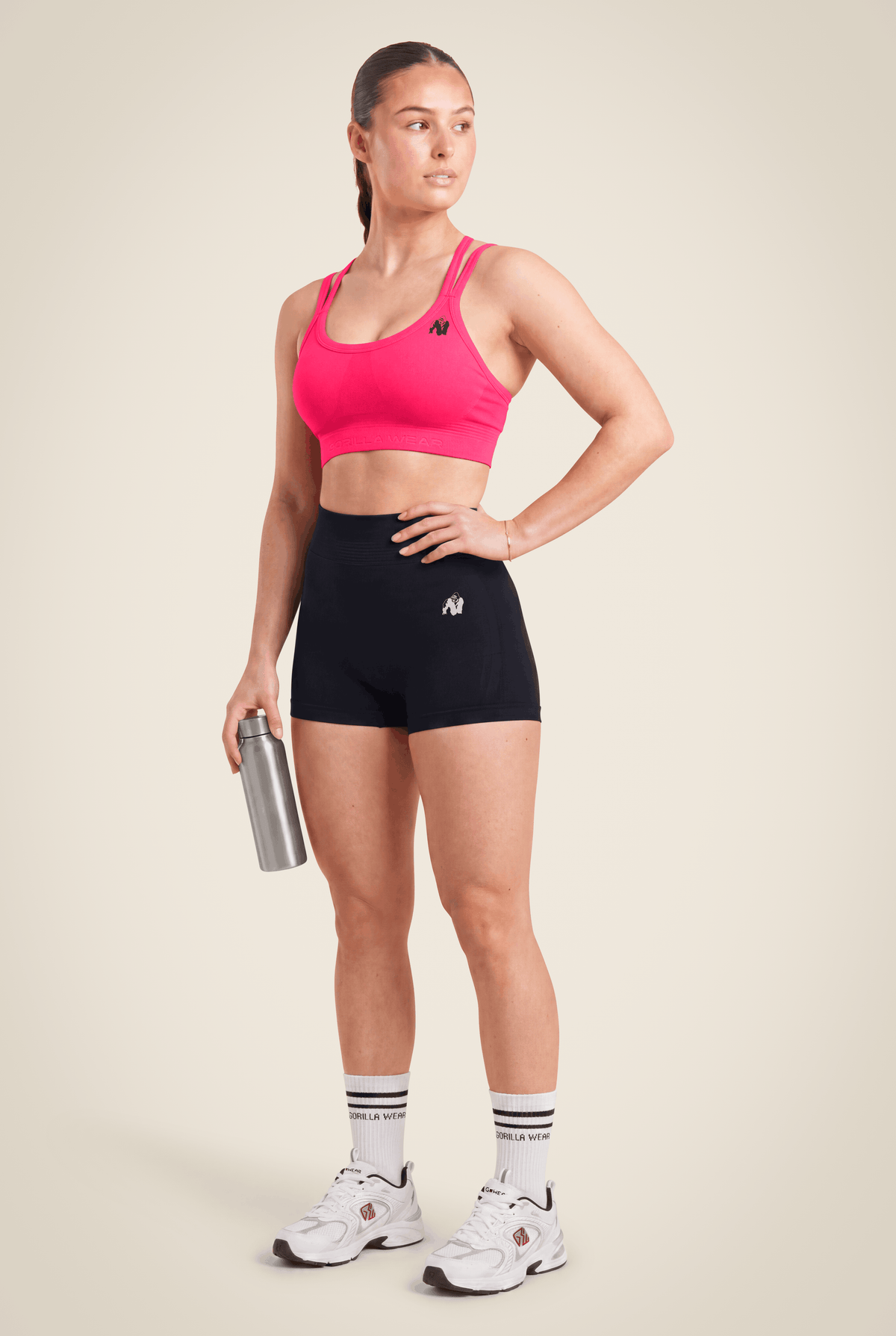 Gorilla Wear Whitney Seamless Sports Bra Sports Bra Pink