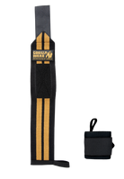 Gorilla Wear Wrist Wraps PRO Lifting Straps & Wraps Black/Gold