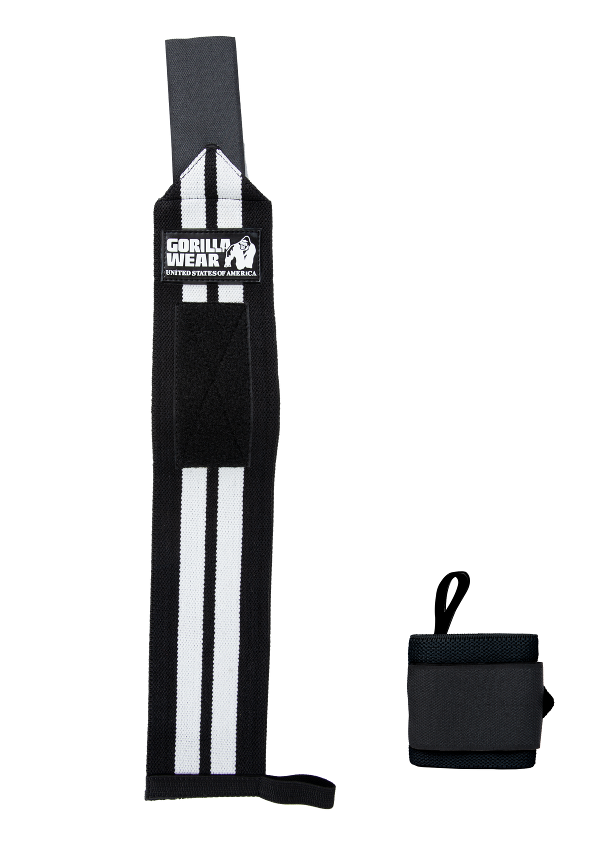 Gorilla Wear Wrist Wraps PRO Lifting Straps & Wraps Black/White