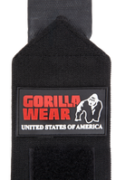 Gorilla Wear Wrist Wraps ULTRA Lifting Straps & Wraps Black