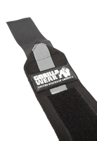Gorilla Wear Wrist Wraps ULTRA Lifting Straps & Wraps Black/Gray