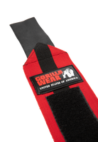 Gorilla Wear Wrist Wraps ULTRA Lifting Straps & Wraps Black/Red