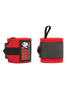 Gorilla Wear Wrist Wraps ULTRA Lifting Straps & Wraps Black/Red