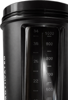 Gorilla Wear XXL Power Shaker 1000ML Shakers & Bottles Black/Red