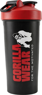 Gorilla Wear XXL Power Shaker 1000ML Shakers & Bottles Black/Red