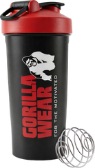 Gorilla Wear XXL Power Shaker 1000ML Shakers & Bottles Black/Red