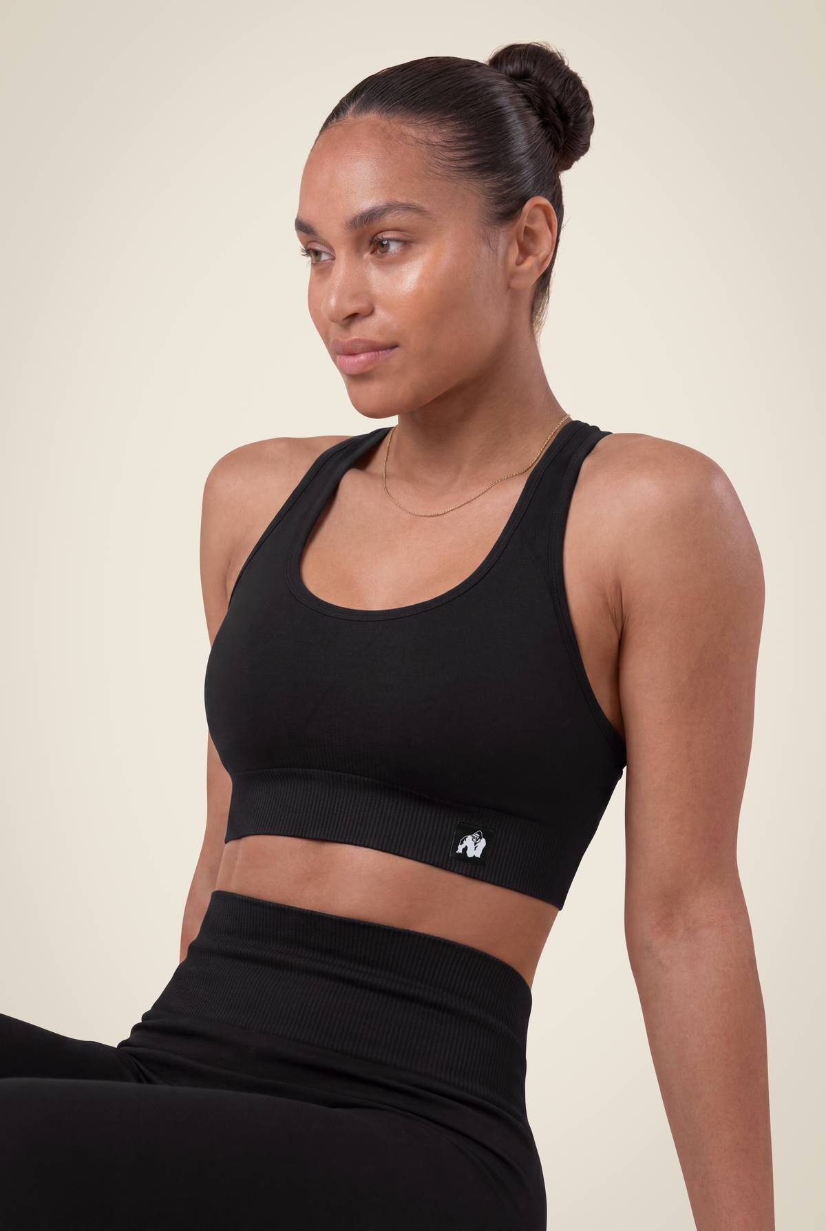 Gorilla Wear Yava Seamless Sports Bra Sports Bra Black
