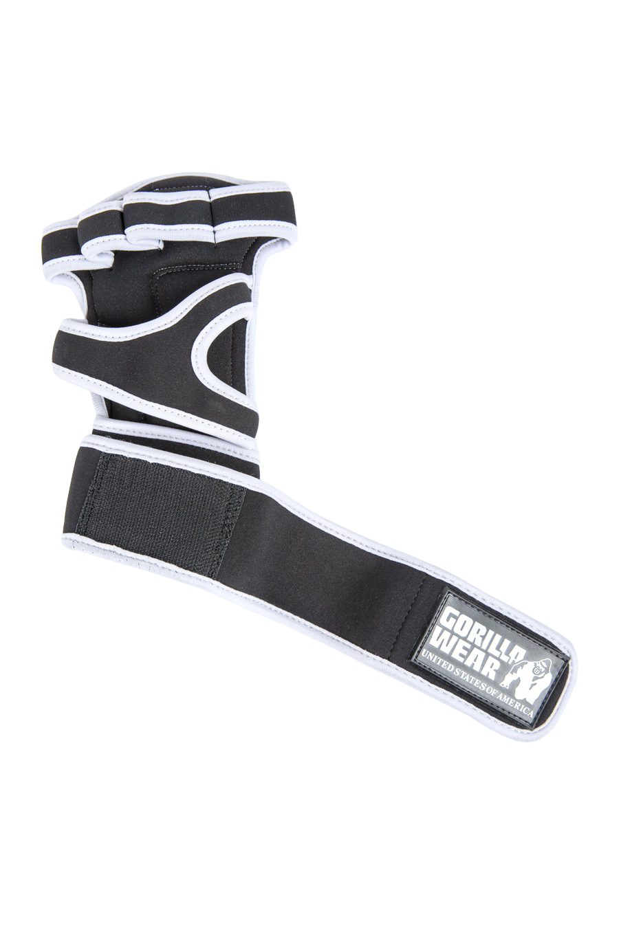 Gorilla Wear Yuma Weight Lifting Workout Gloves Workout Gloves & Grips Black/White