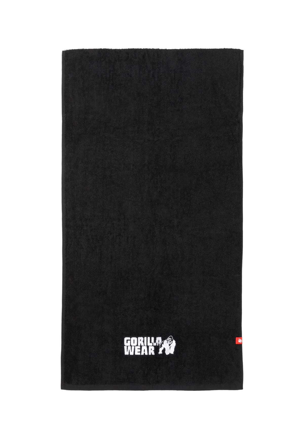 Gorilla Wear Zip Pocket Gym Towel Towels Black
