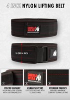 4 inch Nylon belt info