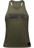 Classic Tank Top Army Green Pop1