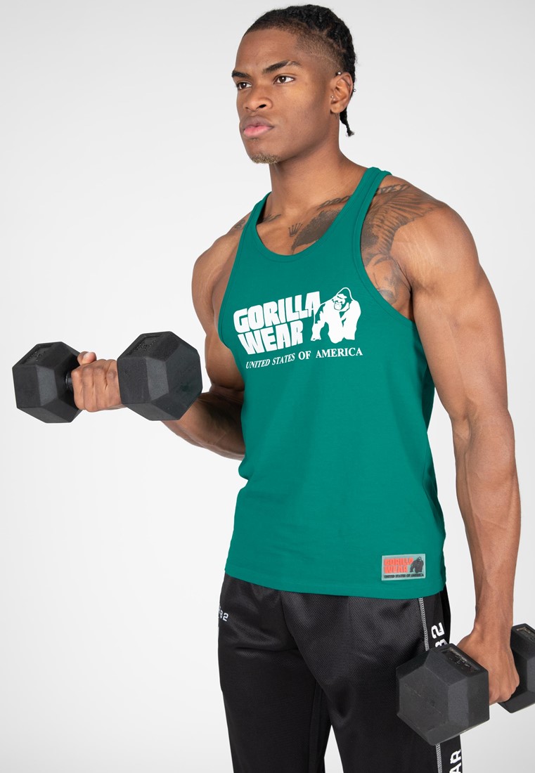 Classic Tank Top - Teal Green - 3XL Gorilla Wear