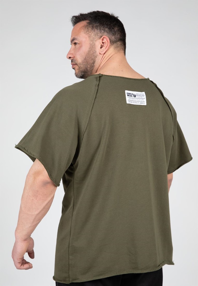 Classic Workout Top - Army Green Gorilla Wear