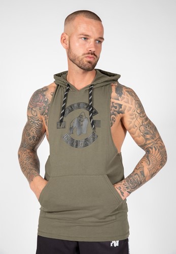 Lawrence Tanktop Mit Kapuze - Armee Grün - M