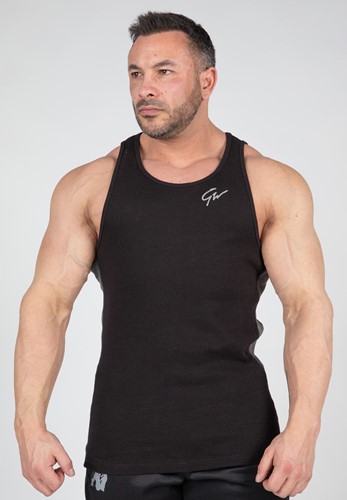 Richmond Rib Tanktop - Schwarz/Grau