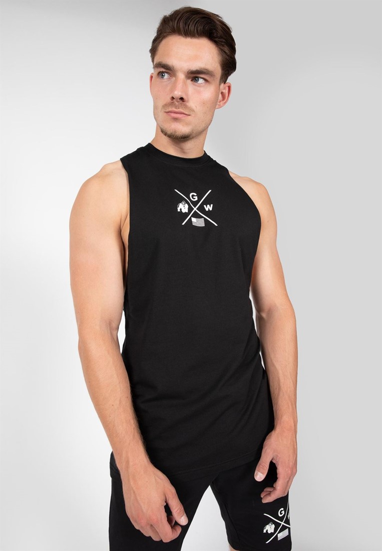 Mens Under Armour black Project Rock Tank Top
