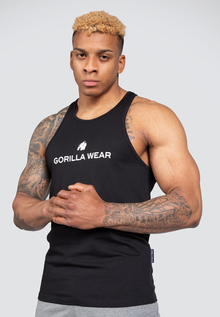 Gorilla Wear Cotton Sleeveless Vest Men Fitness Muscle Bodybuilding Workout  Gym