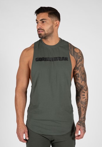 Milo Tanktop Met Diepe Armsgaten - Groen