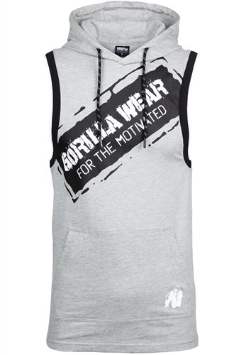 Loretto Hooded Tank Top Gray