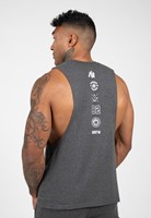 Lopez Drop Armhole Tank Top - Gray