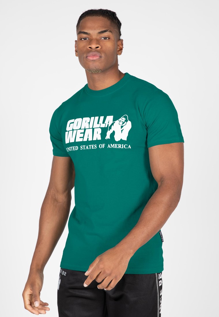 vrijdag selecteer longontsteking Classic T-Shirt - Groen Blauw Gorilla Wear
