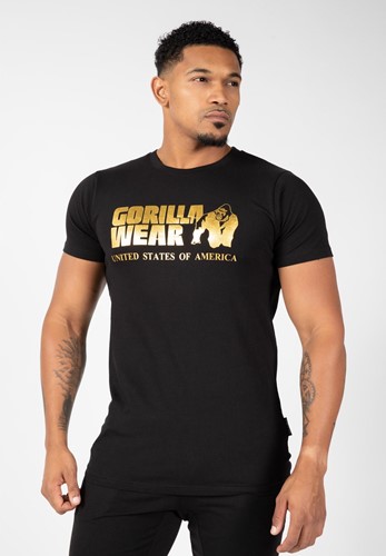 Classic T-Shirt - Schwarz/Gold - S