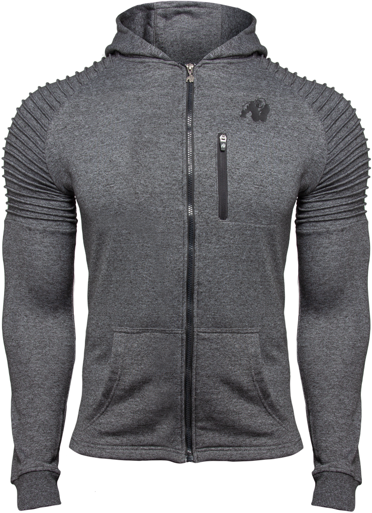 Download Delta Hoodie - Gray Gorilla Wear