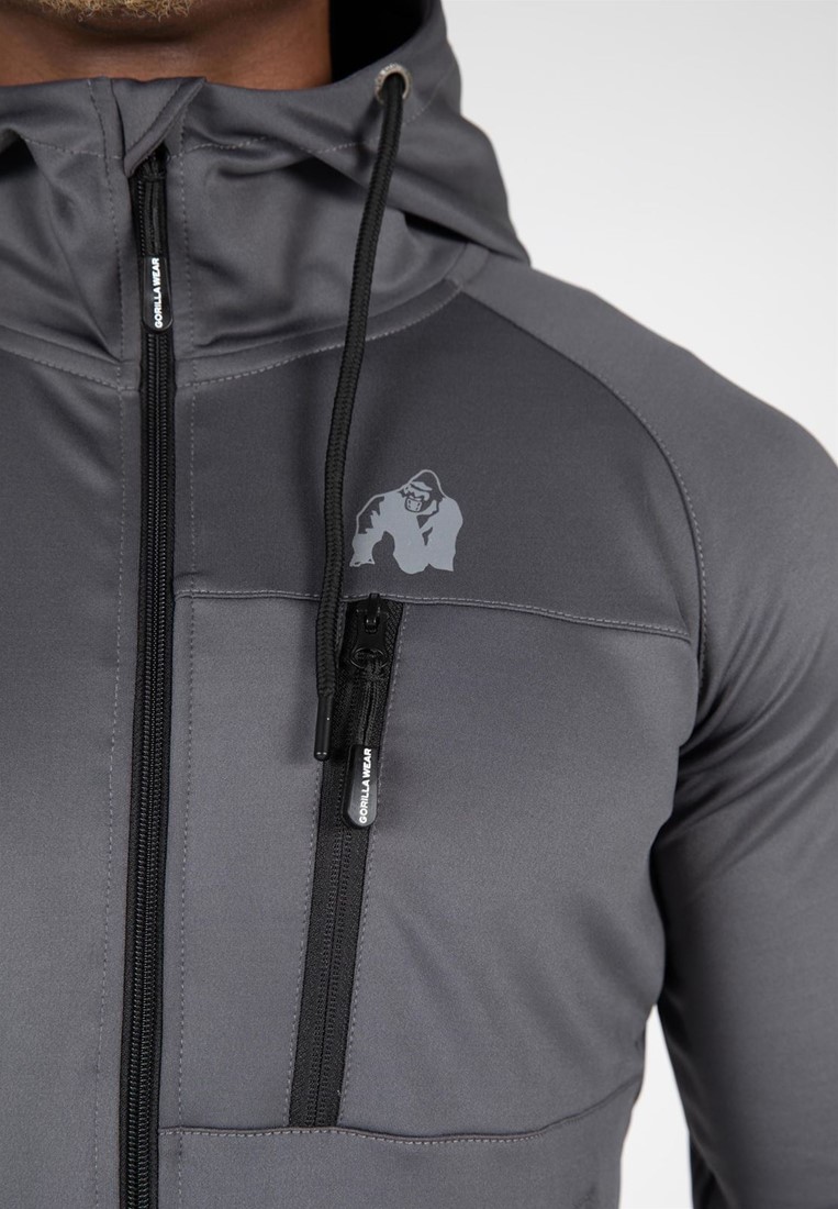 Scottsdale Track Jacket - Gray Gorilla Wear