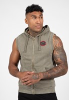 Silverdale Sleeveless Hoodie - Army Green